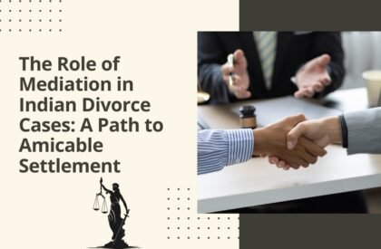 The role of mediation in indian divorce cases: a path to amicable settlement