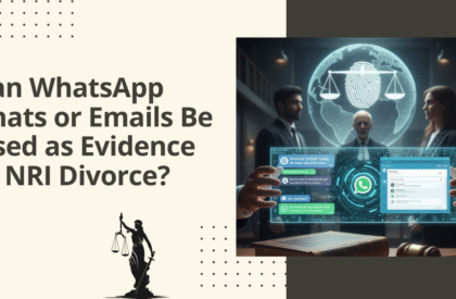 Can whatsapp chats or emails be used as evidence in nri divorce