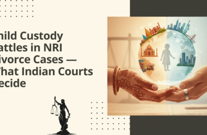 Child custody battles in nri divorce cases — what indian courts decide