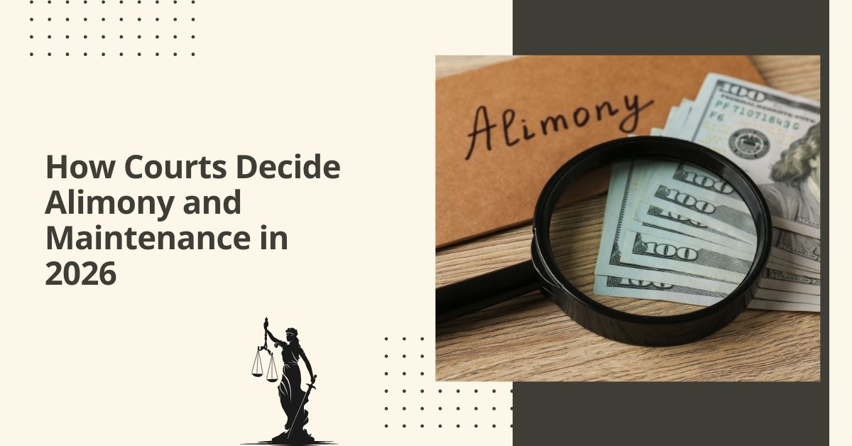 How courts decide alimony and maintenance in 2026