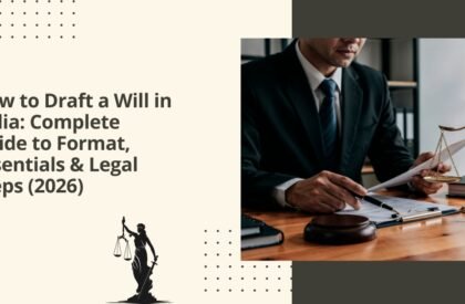 How to draft a will in india complete guide to format, essentials & legal steps (2026)