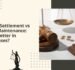One-Time Settlement vs Monthly Maintenance: Which Is Better in Divorce Cases?