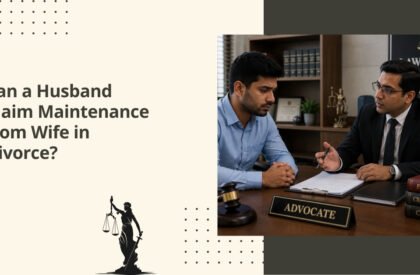 Can a husband claim maintenance from wife in divorce