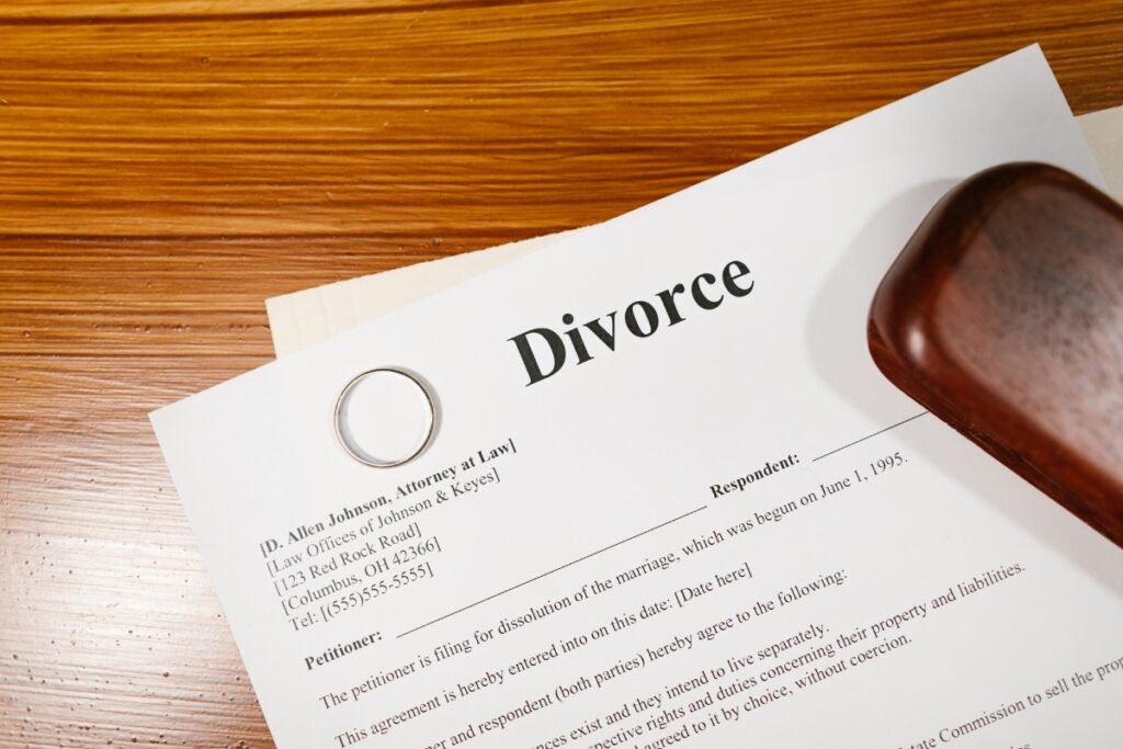 Contested divorce
